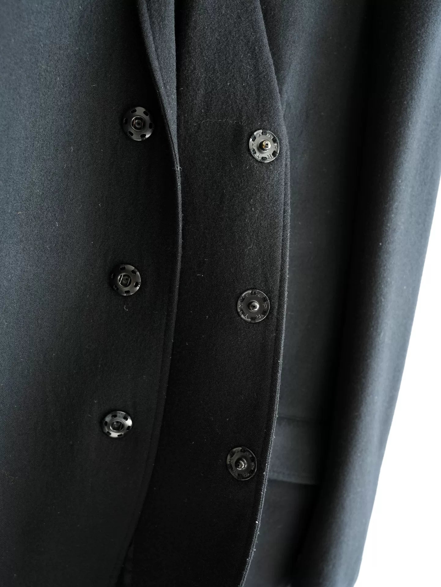 Yohji Yamamoto Button-Up Jacket with Dark Buttons