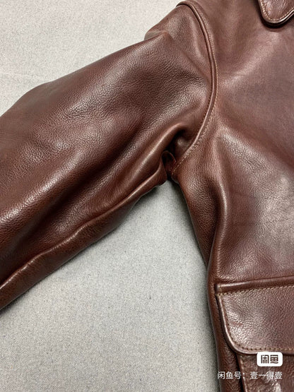 Indiana Jones Inspired Leather Jacket