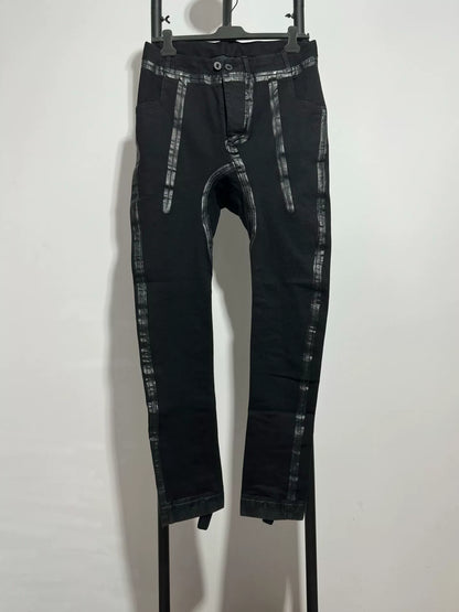 boris bidjan saberi black long pants