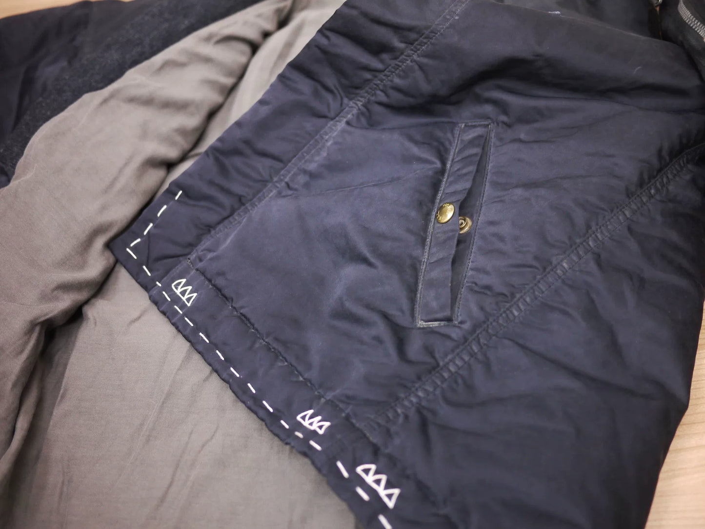 Visvim Sanjuro Kimono Down Jacket MA1