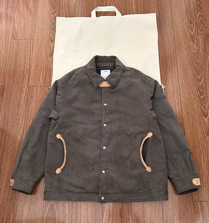 visvim willis blouson coach jacket grey