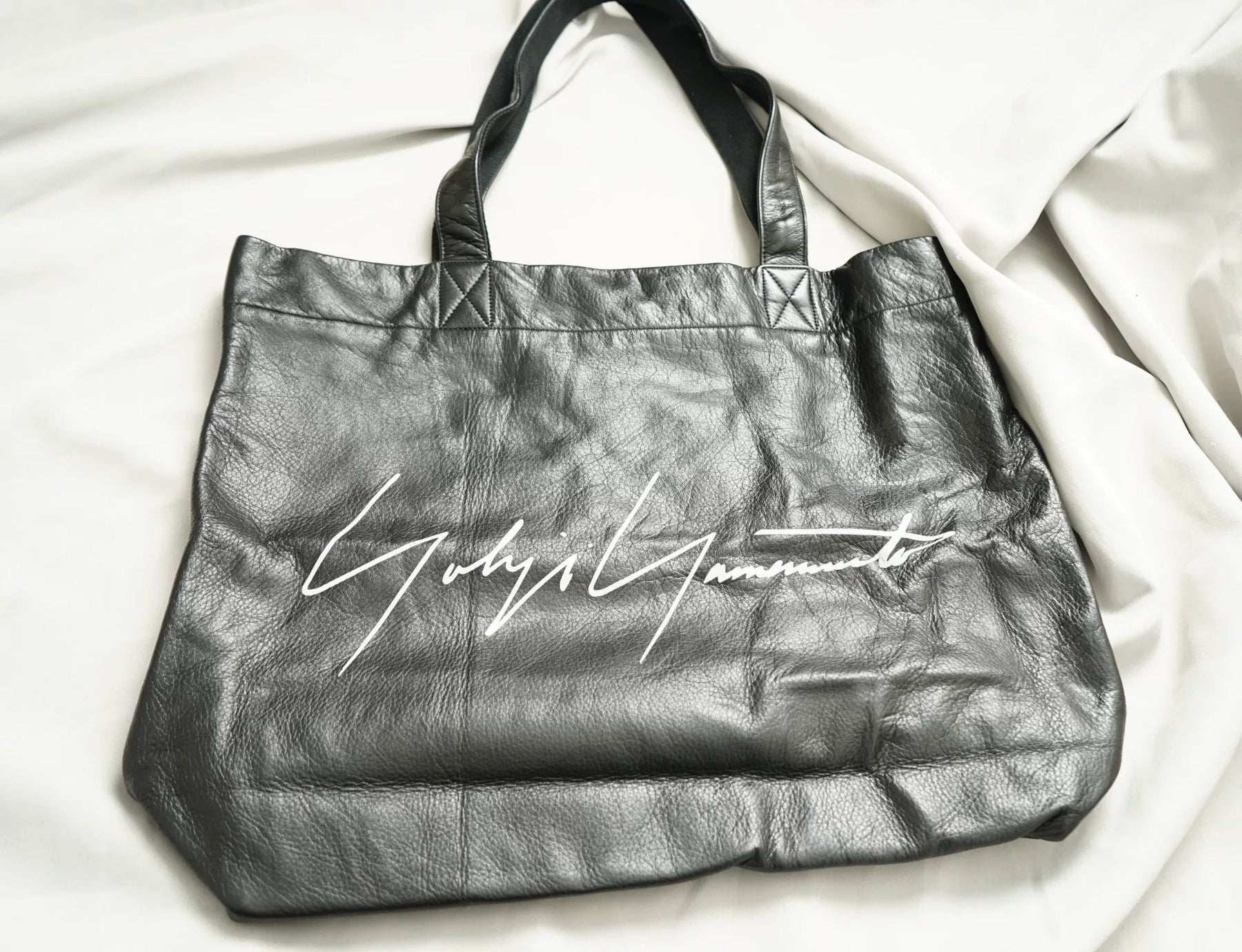 Yohji Yamamoto Full Leather Large Tote