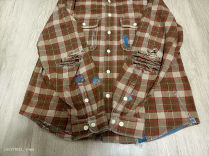 VISVIM 20AW Lumber Check L/S Crash