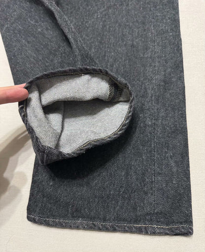 black washed denim pants by A.PRESSE