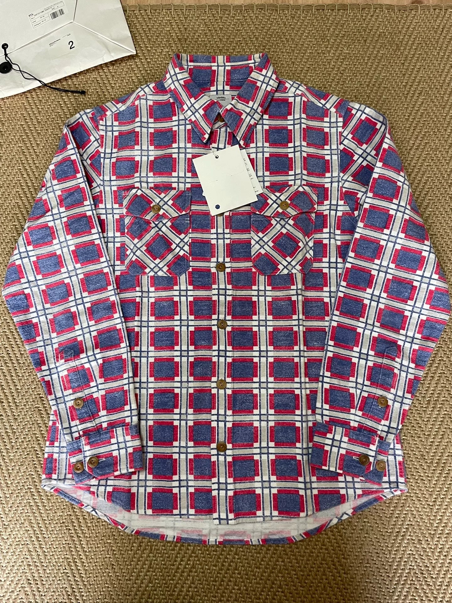 VISVIM BLACK ELK FLANNEL F.I.L. Limited