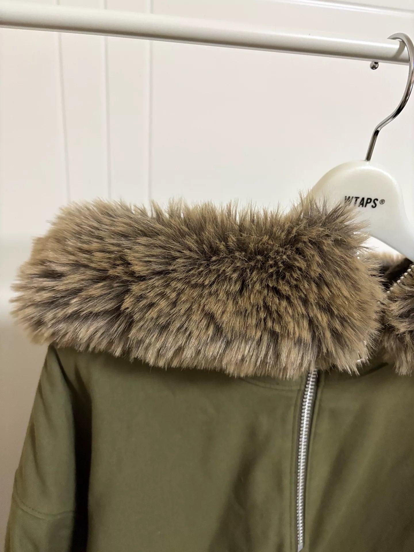 WTAPS Narwhal NYCO Satin Fur Collar Jacket