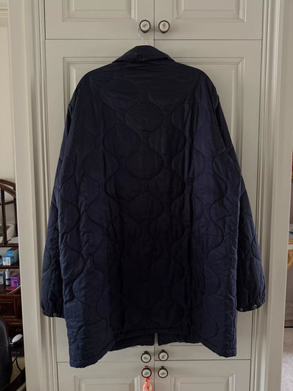 gucci quilted jacket with red and blue stripes