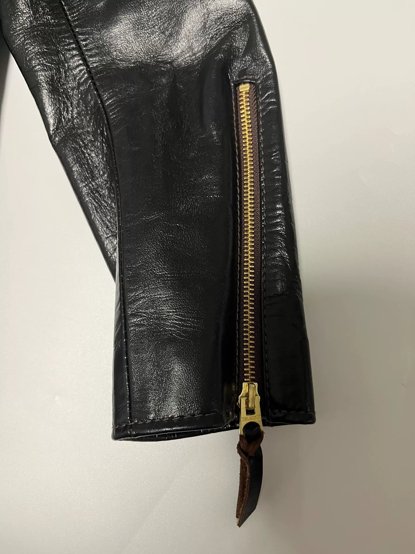 black leather jacket by Y'2 Leather