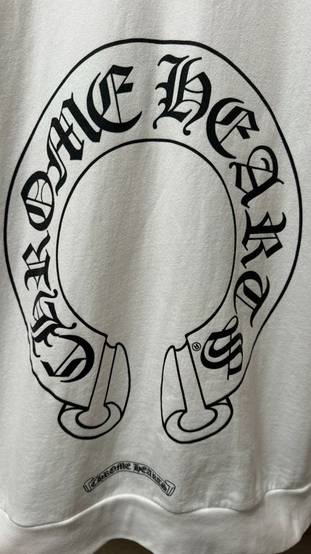 chrome hearts white crewneck sweatshirt