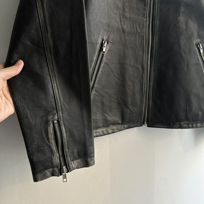 vintage katharine hamnett pig leather jacket