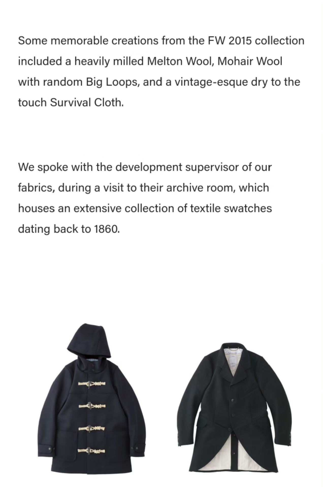 visvim 15AW Commodore Melton Wool Coat