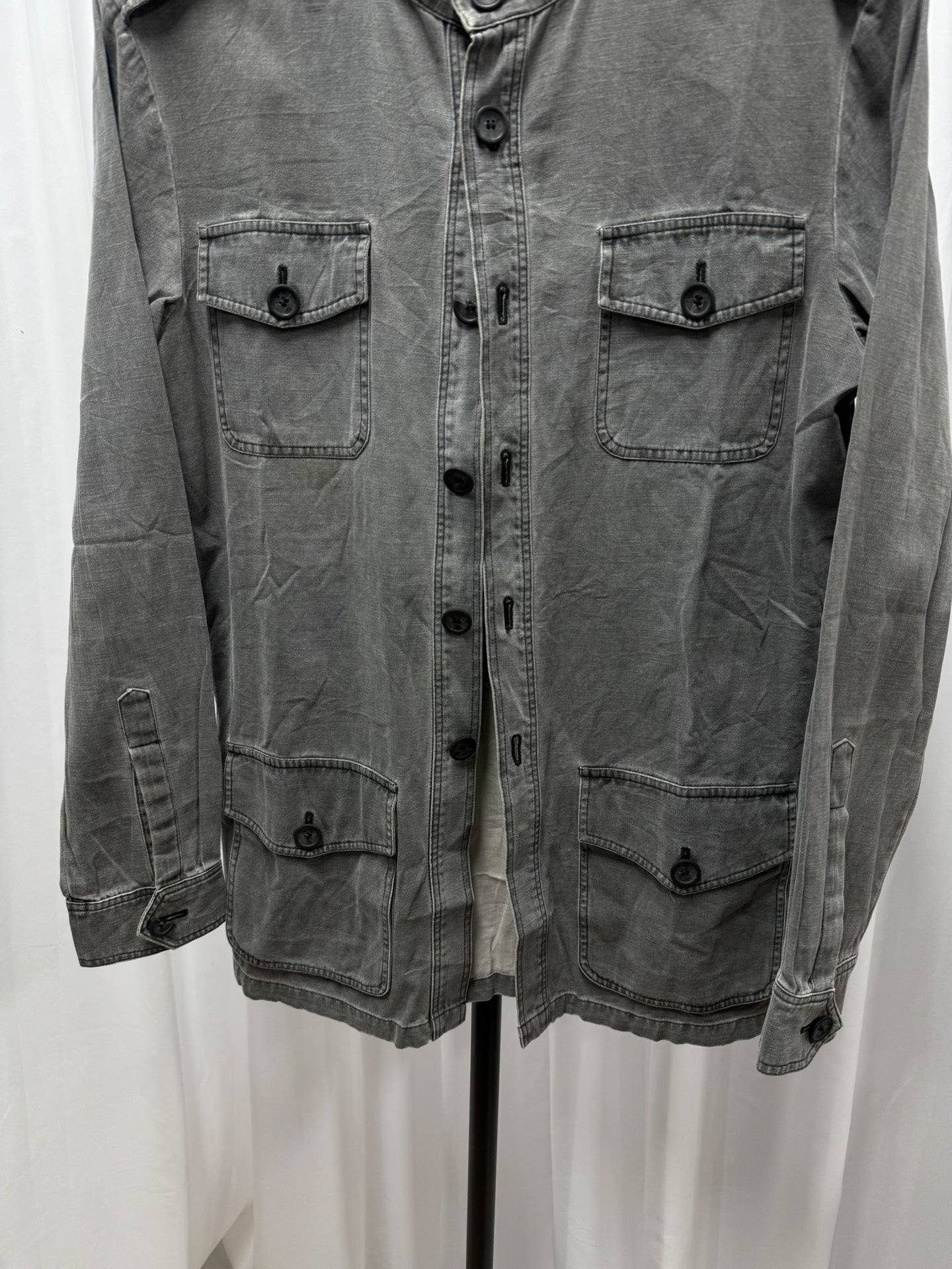 Raf Simons M65 Jacket with Distressed Detailing