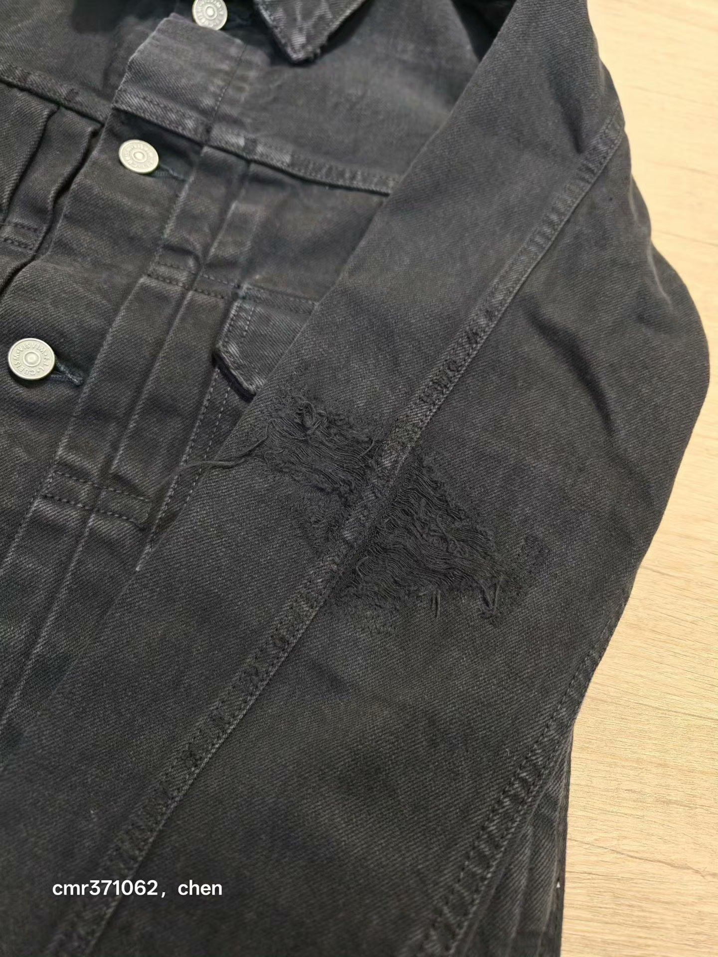 VISVIM 21 ICT 101 JKT CMYK BLK DMGD