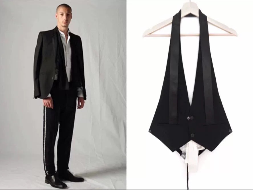 Maison Margiela Backless Neck Tie Vest