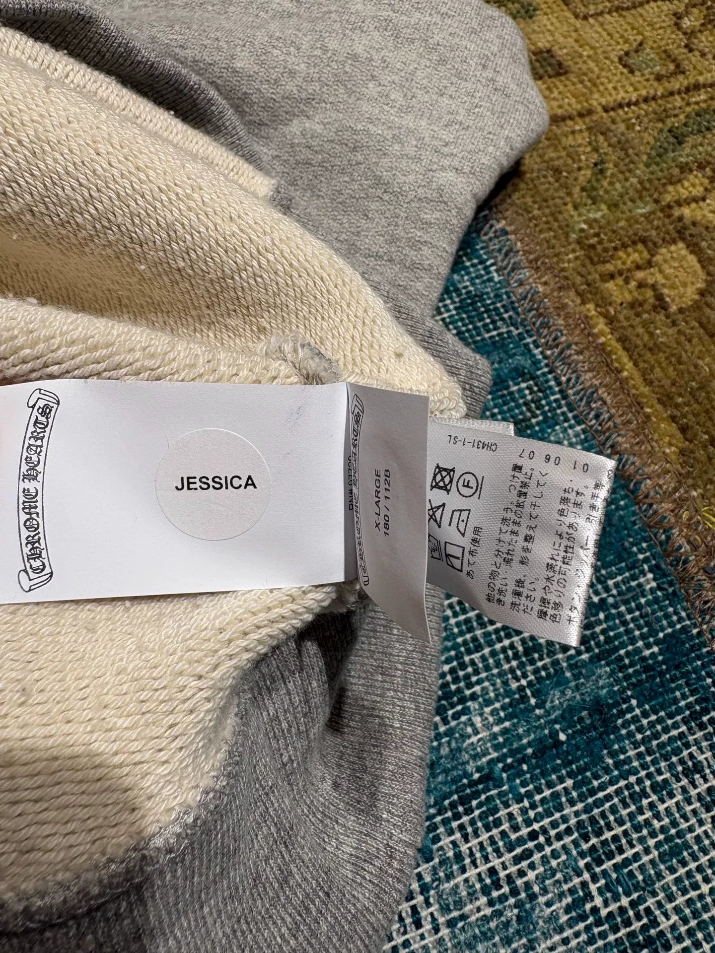 Chrome Hearts Canvas Crewneck Sweatshirt