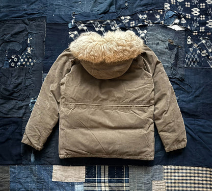 visvim valdez down jacket corduroy coat