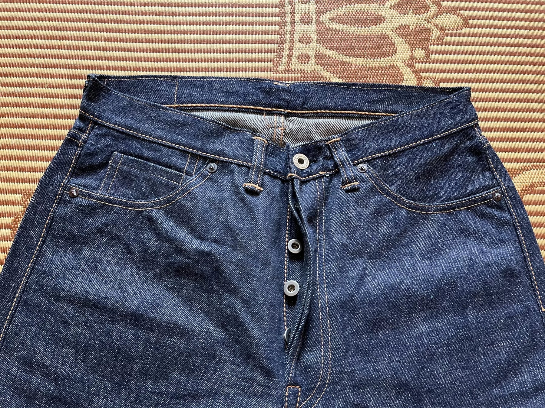 Warehouse 1001xx Raw Denim Jeans