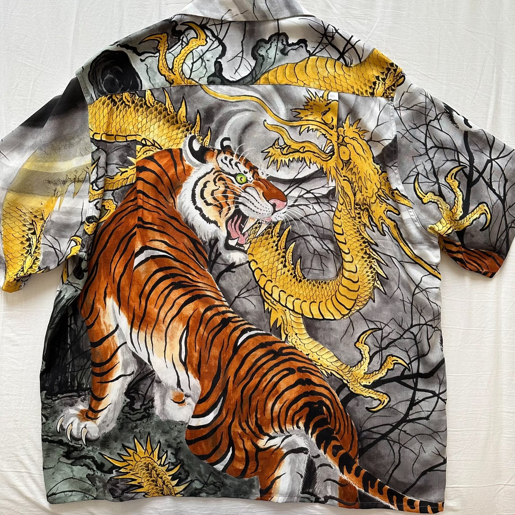 WACKO MARIA 22SS Dragon Tiger Hawaiian Shirt