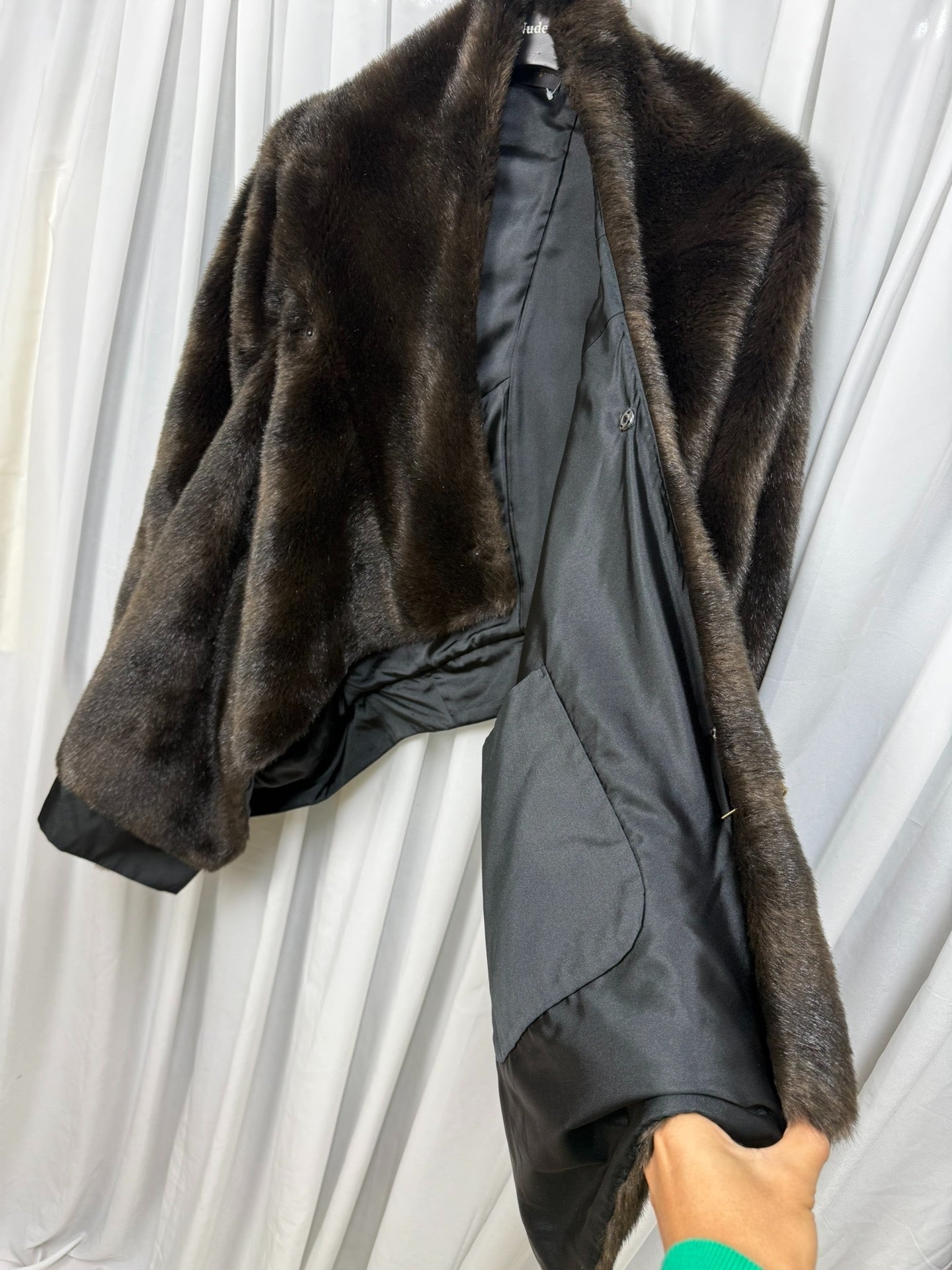 Comme des Garcons 04AW Irregular Fur Jacket Cape