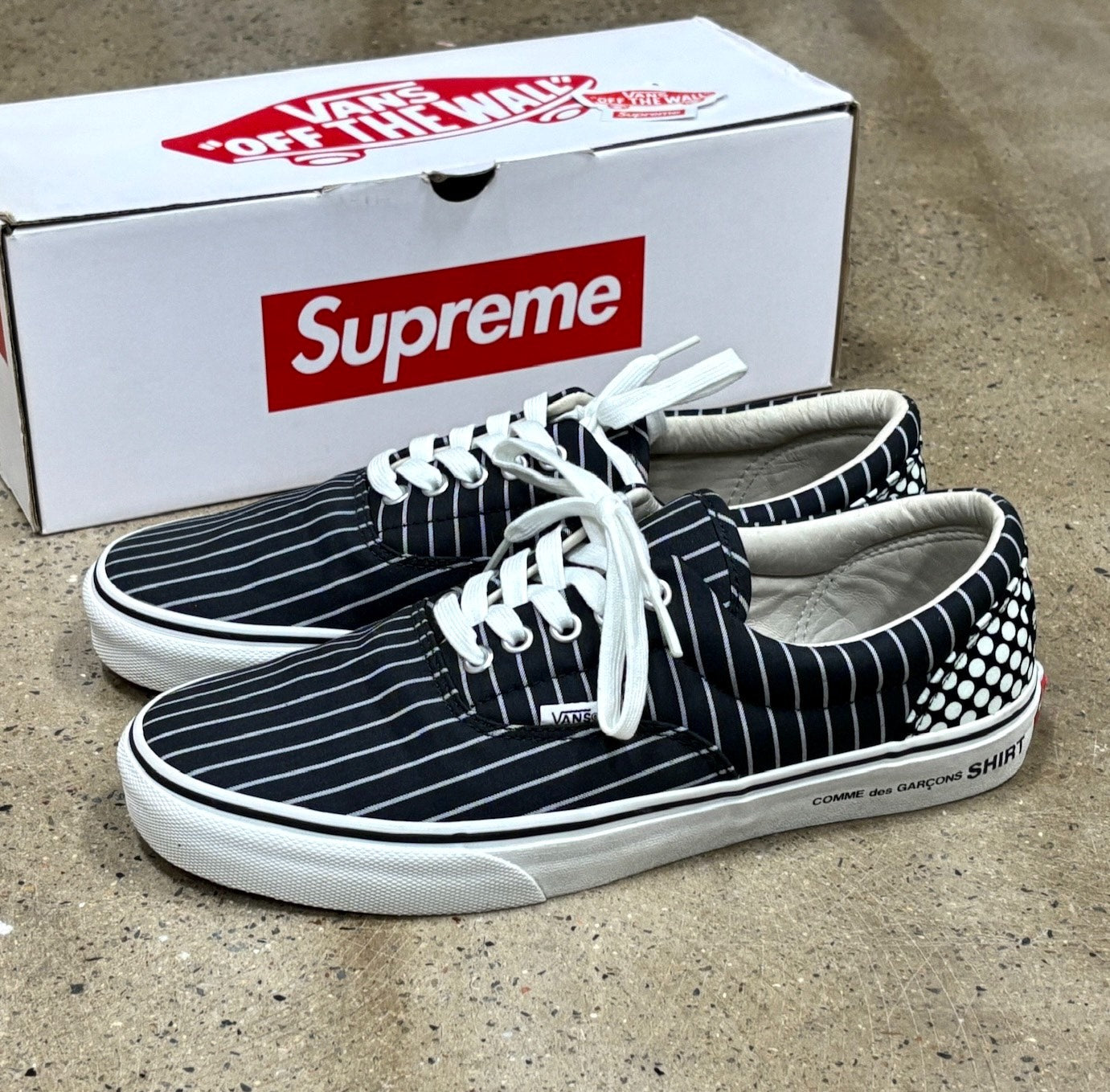 Supreme x CDG SHIRT x Vans Era
