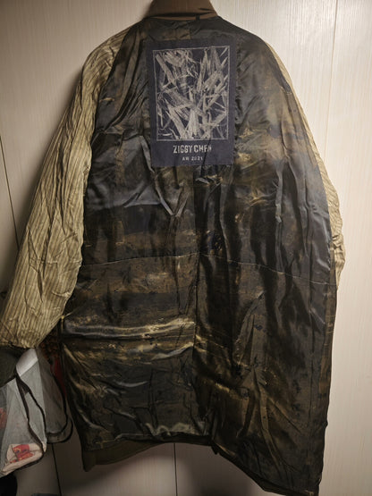 Ziggy Chen 21AW Double-Breasted Long Down Coat