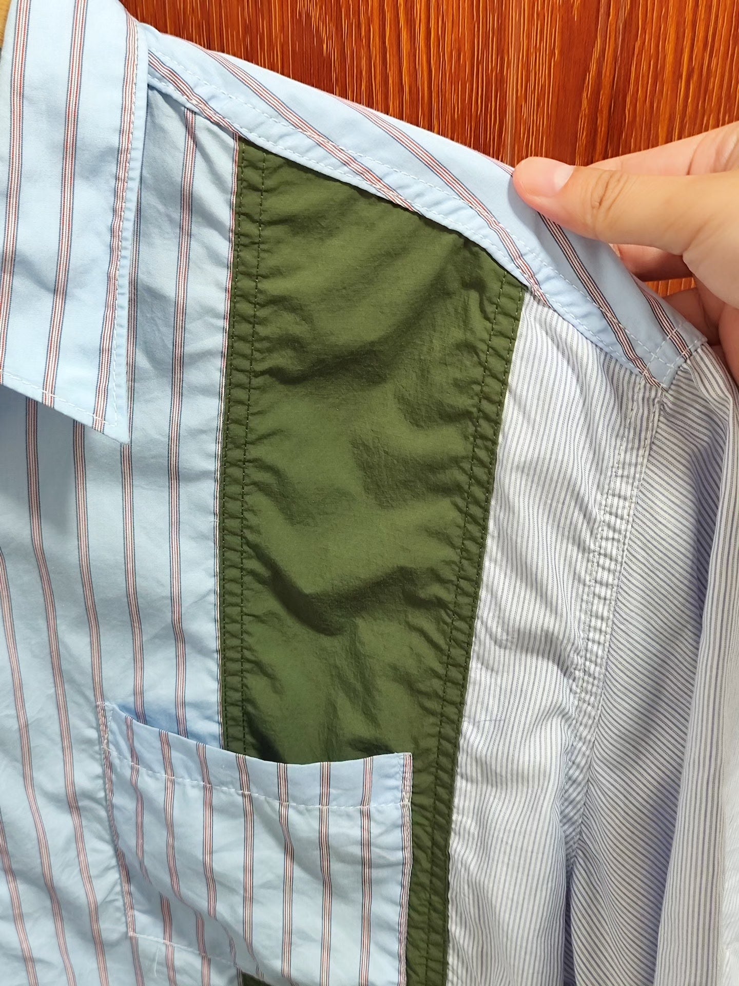 Comme Des Garcons Homme Camo Patchwork Short-Sleeve Shirt