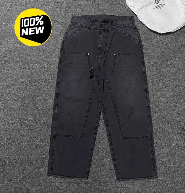 MADNESS 20SS Japan Railroad Dirty Pants