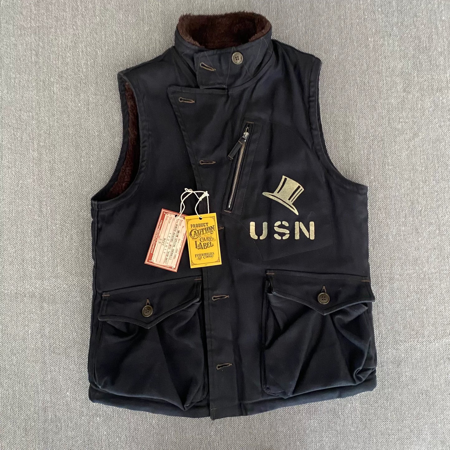 Freewheelers Civilian 1930s Aviators Vest