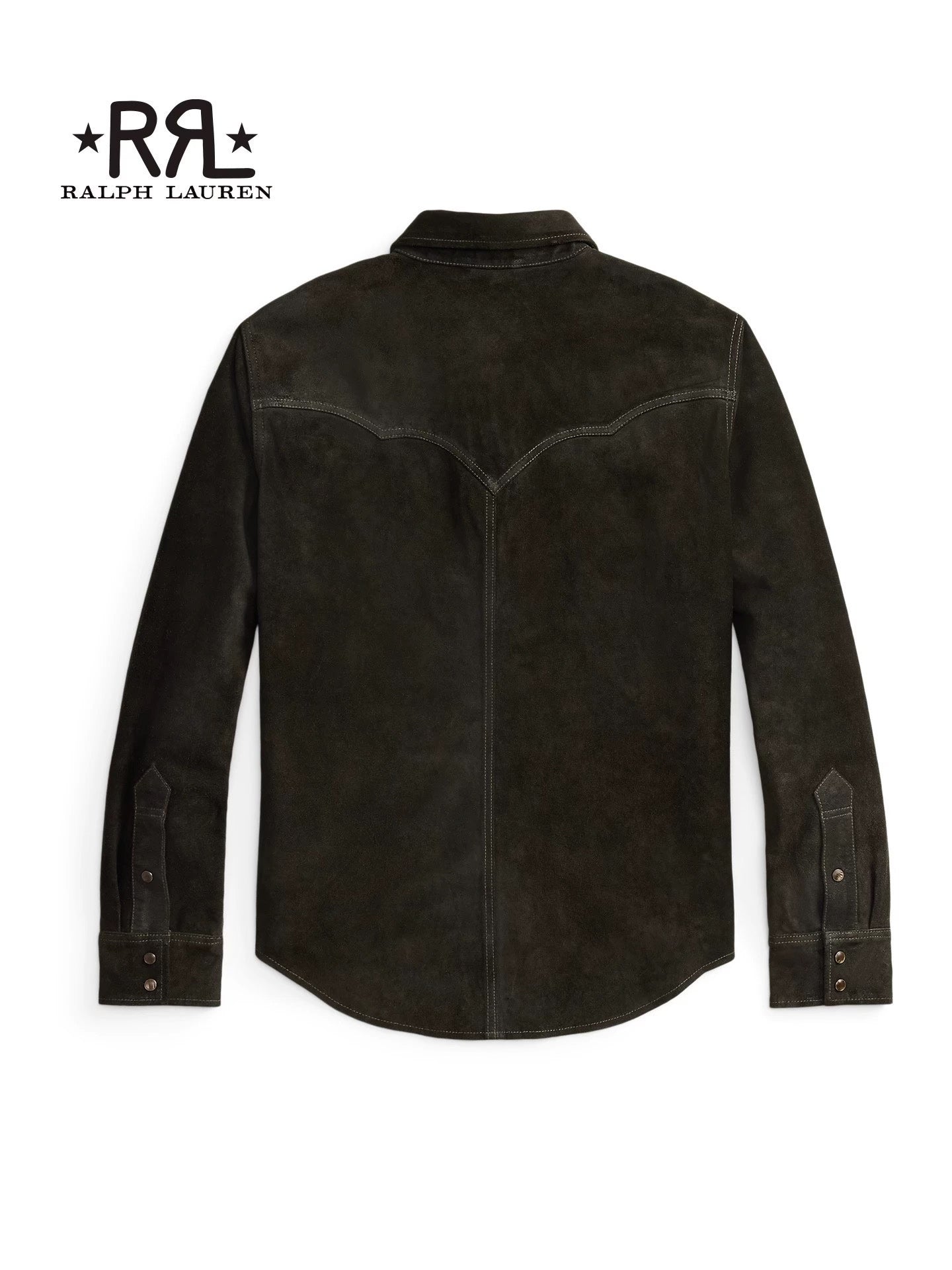 RRL Suede Western Shirt Jacket