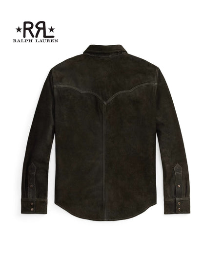 RRL Suede Western Shirt Jacket