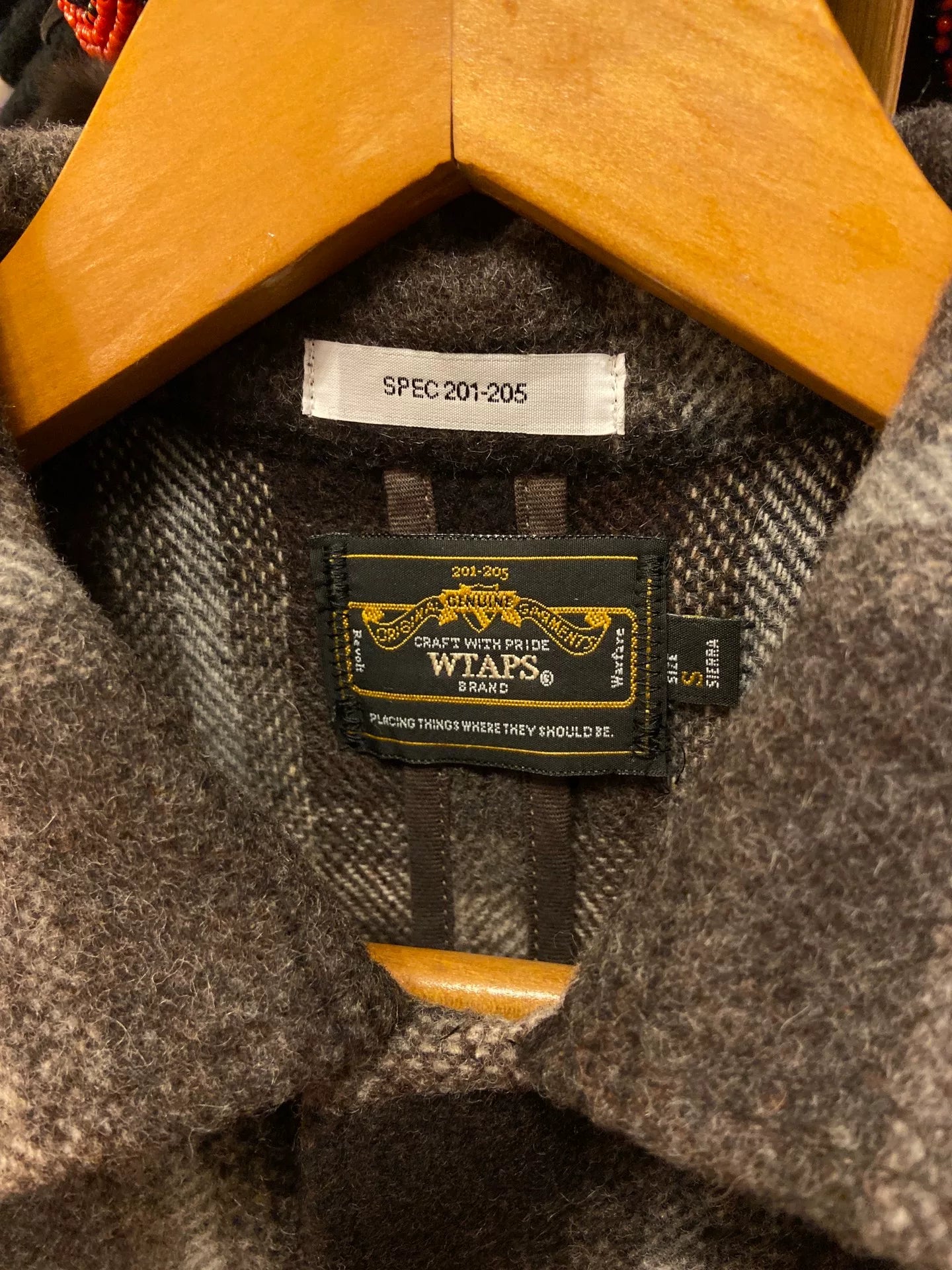 Wtaps Mid-Length Wool Shirt
