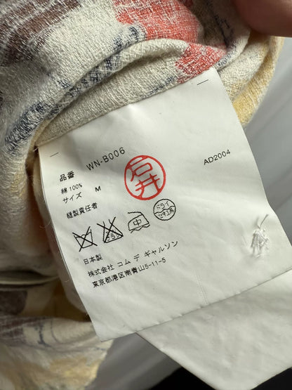 floral canvas shirt size M