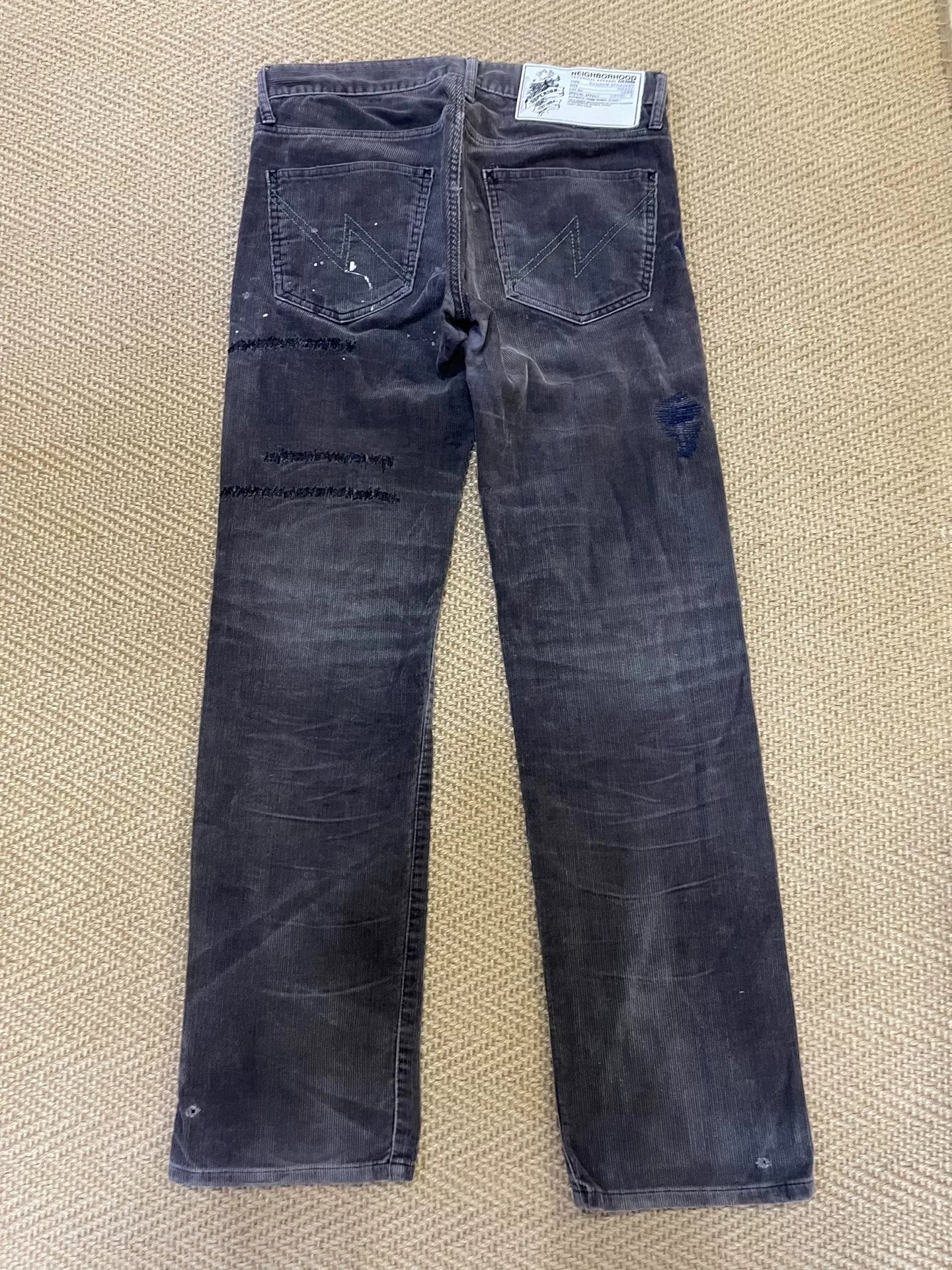 NEIGHBORHOOD Distressed Corduroy Casual Pants