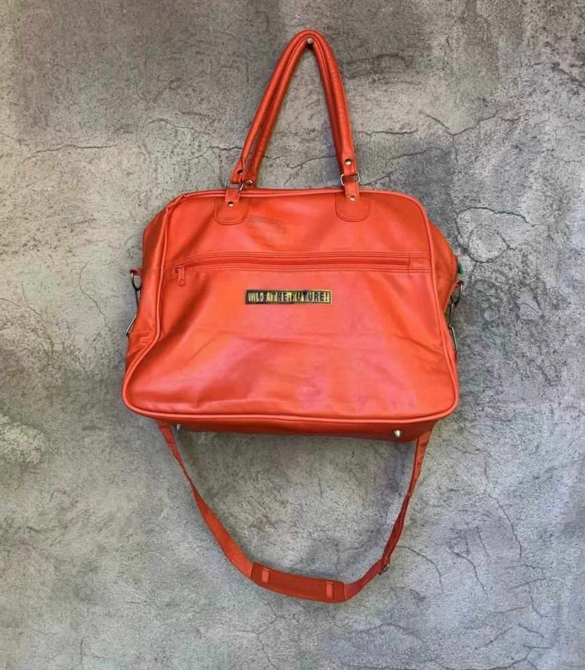 Walter Van Beirendonck Puk Puk 3D Orange Bag