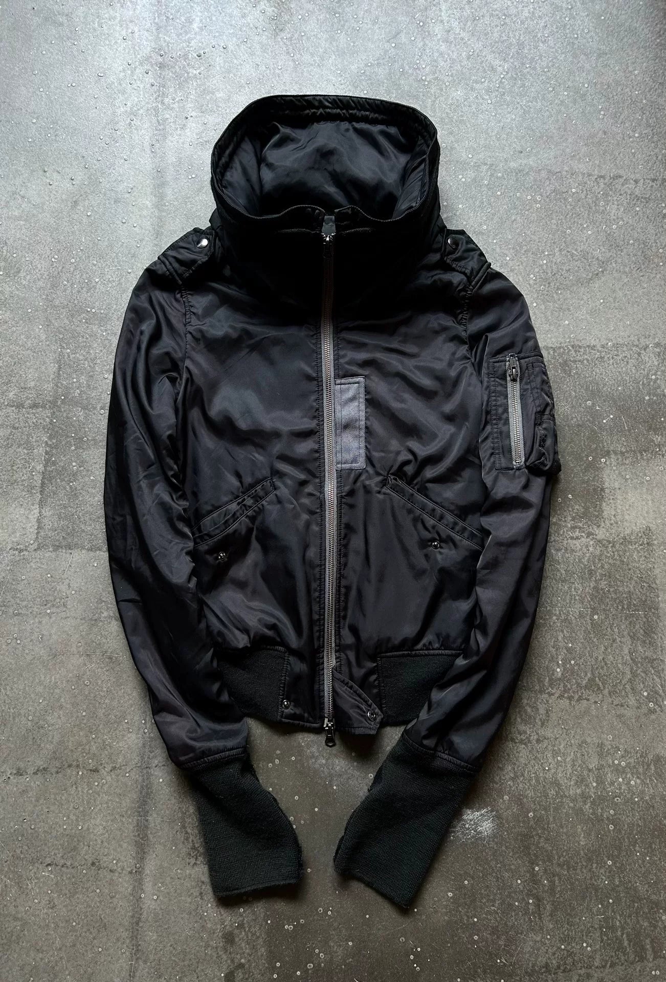 black bono collar jacket for men