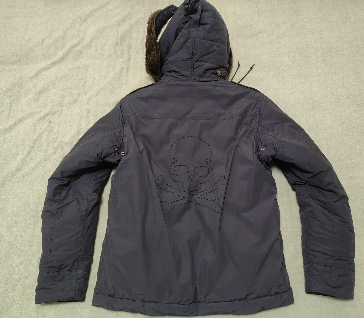 neighborhood mastermind japan b-9 jacket navy