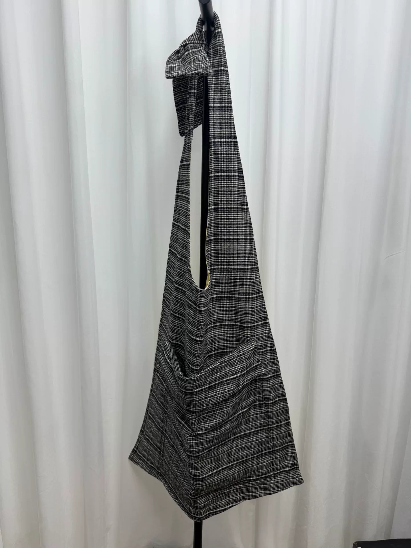 raf simons plaid shoulder bag autumn winter