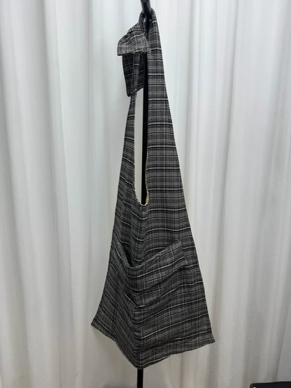 raf simons plaid shoulder bag autumn winter