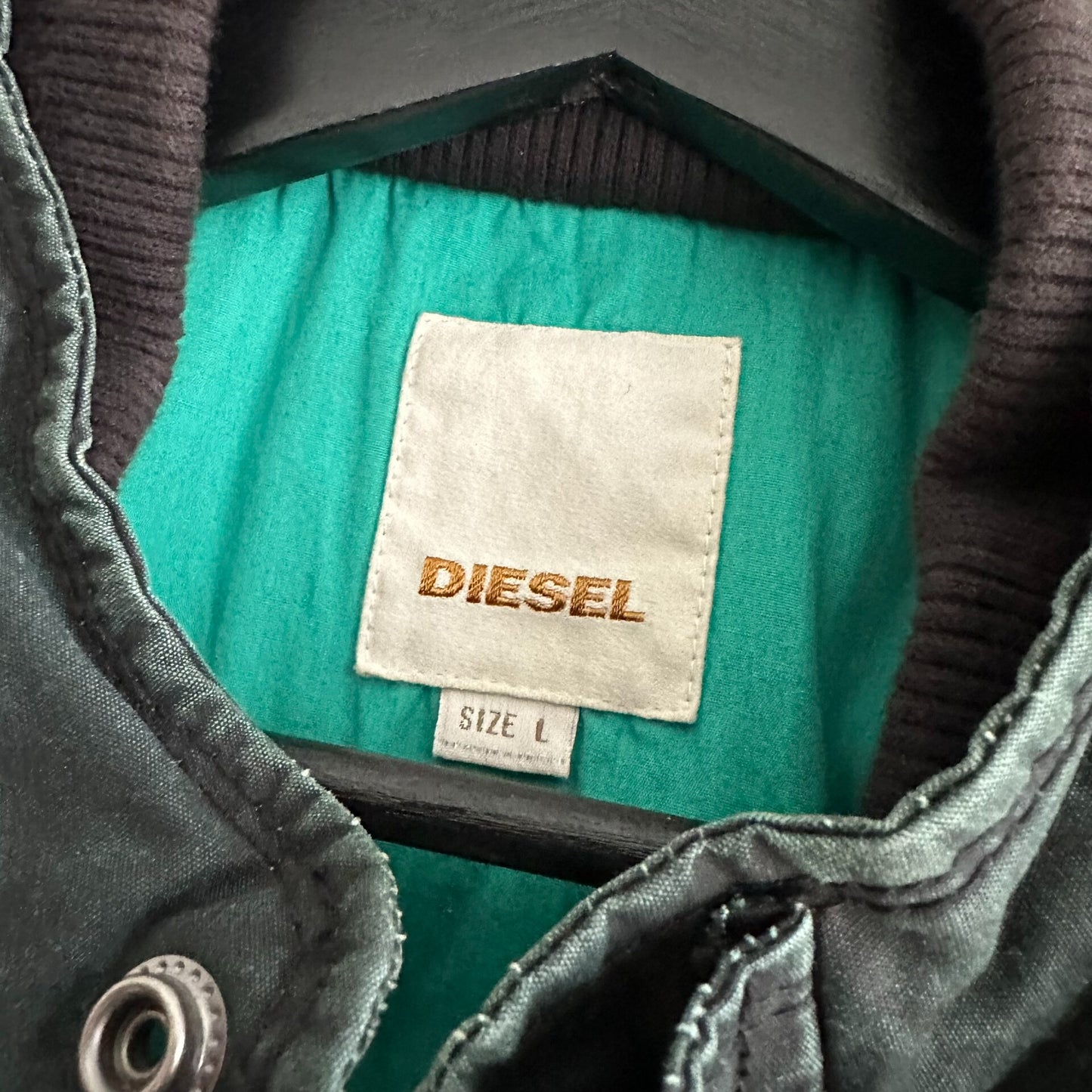 diesel vintage detachable zip jacket