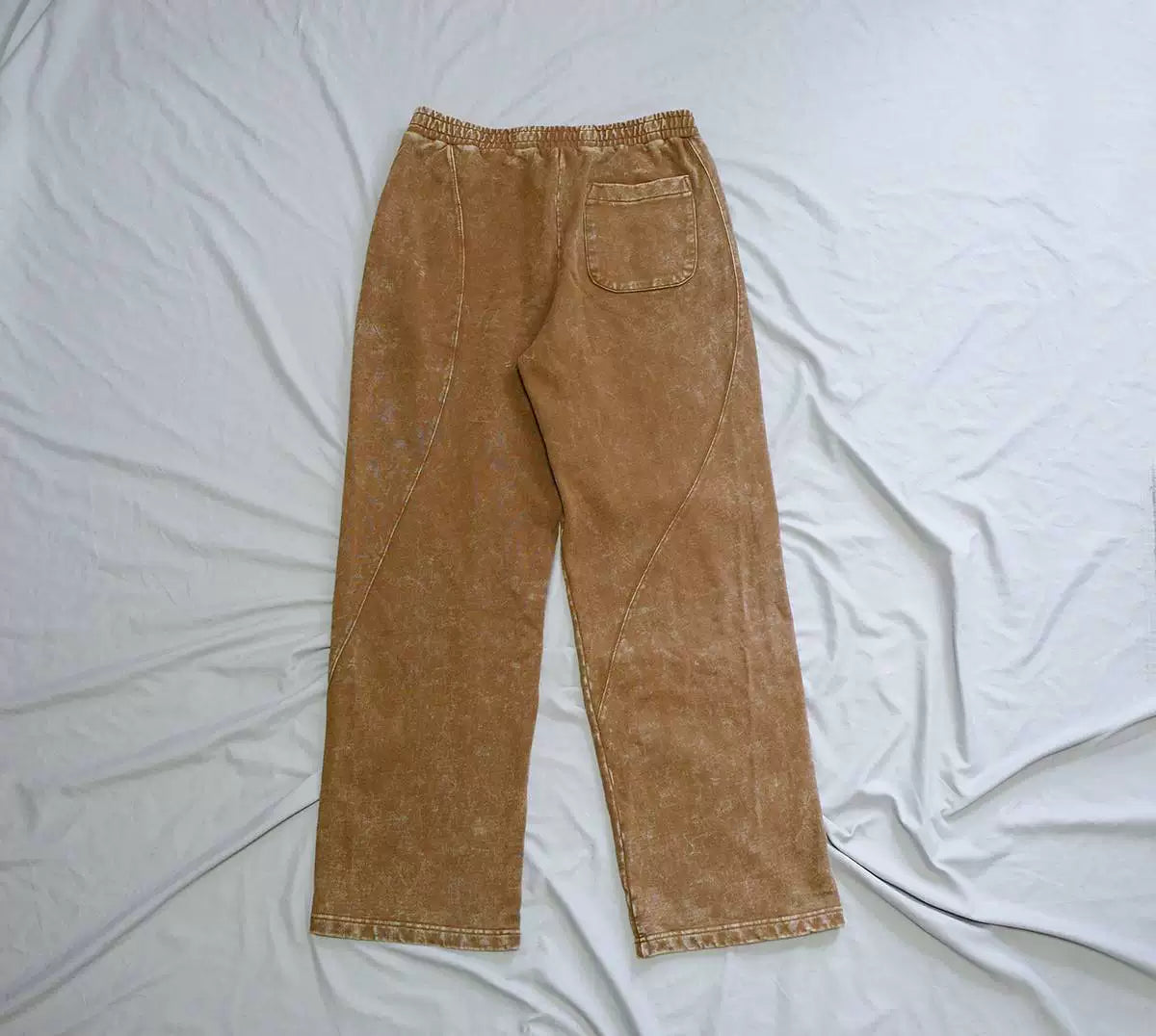 dime cyclone french terry pants in brown