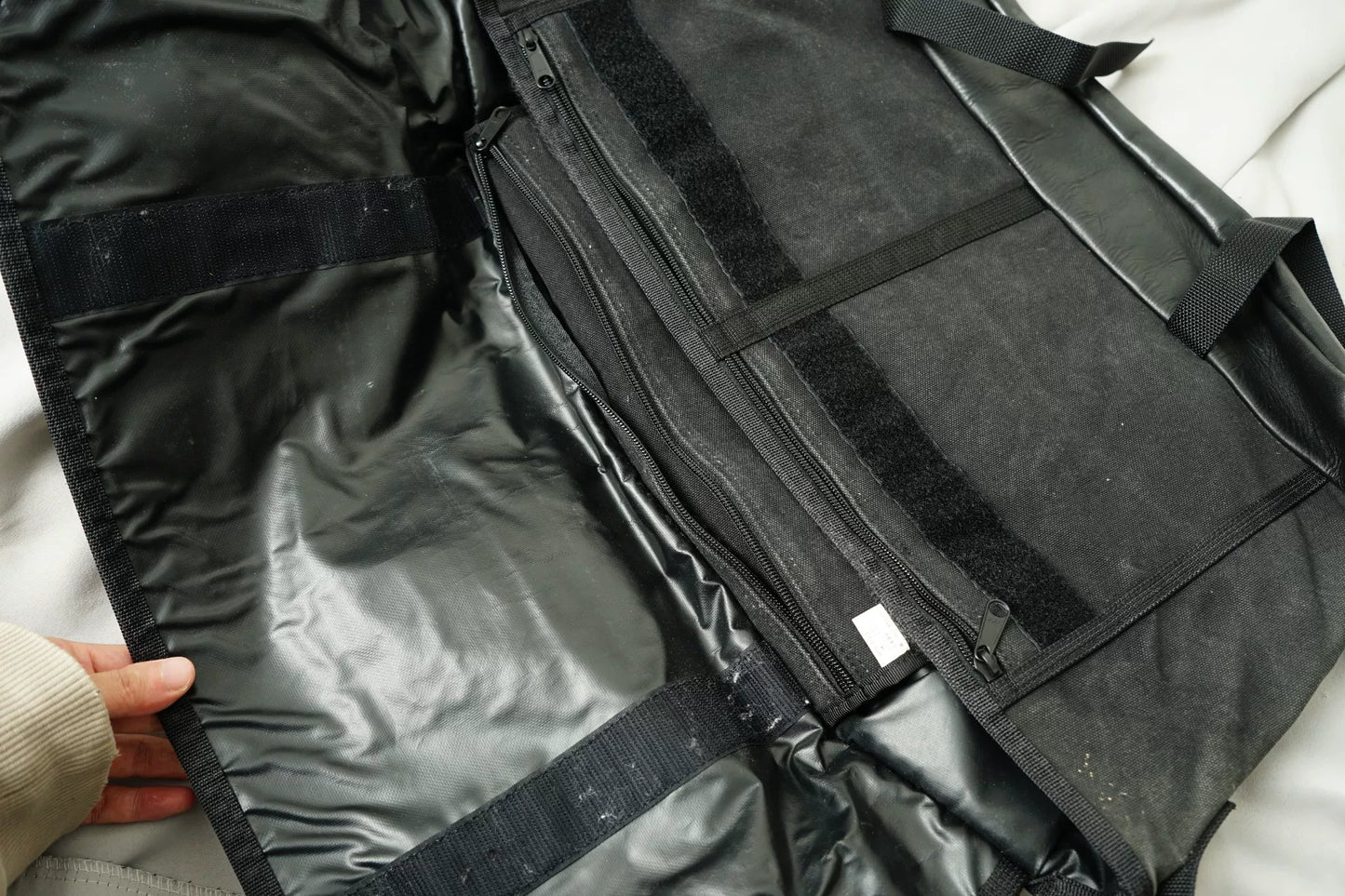 Comme des Garcons CDG Patchwork Messenger Bag