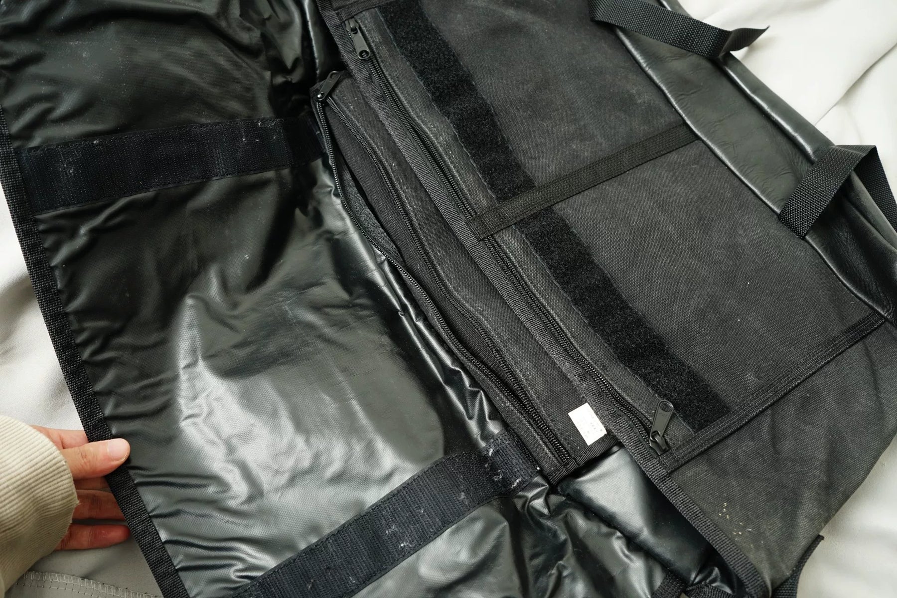 Comme des Garcons CDG Patchwork Messenger Bag