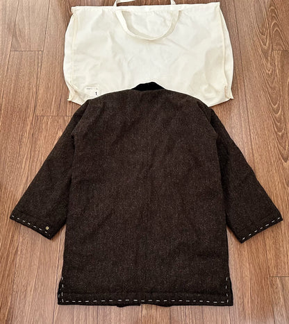 visvim dotera coat harris tweed jacket