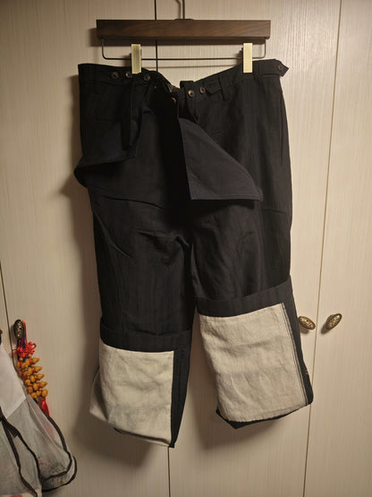 Ziggy Chen 21AW Bamboo Pattern Overalls