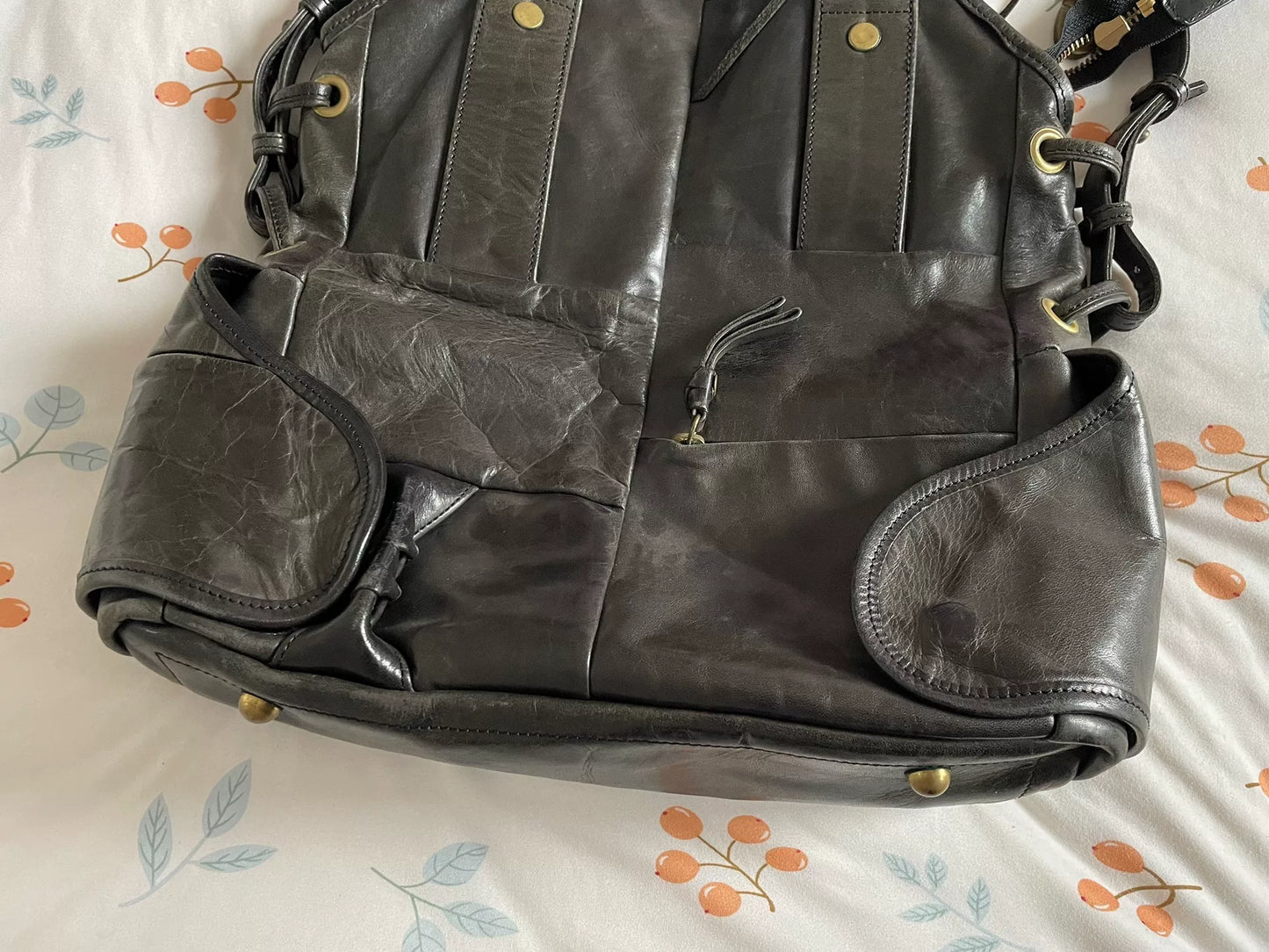 corneliani leather handbag crossbody bag