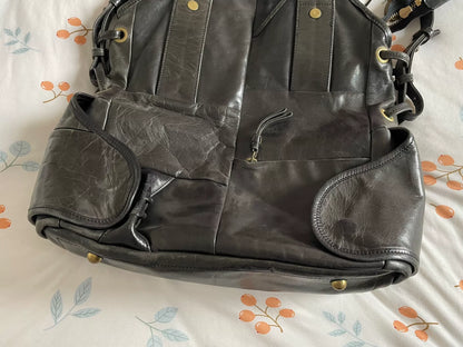 corneliani leather handbag crossbody bag