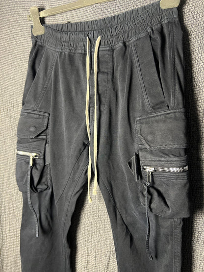 Rick Owens 17ss Ankle-Tight Cargo Pants