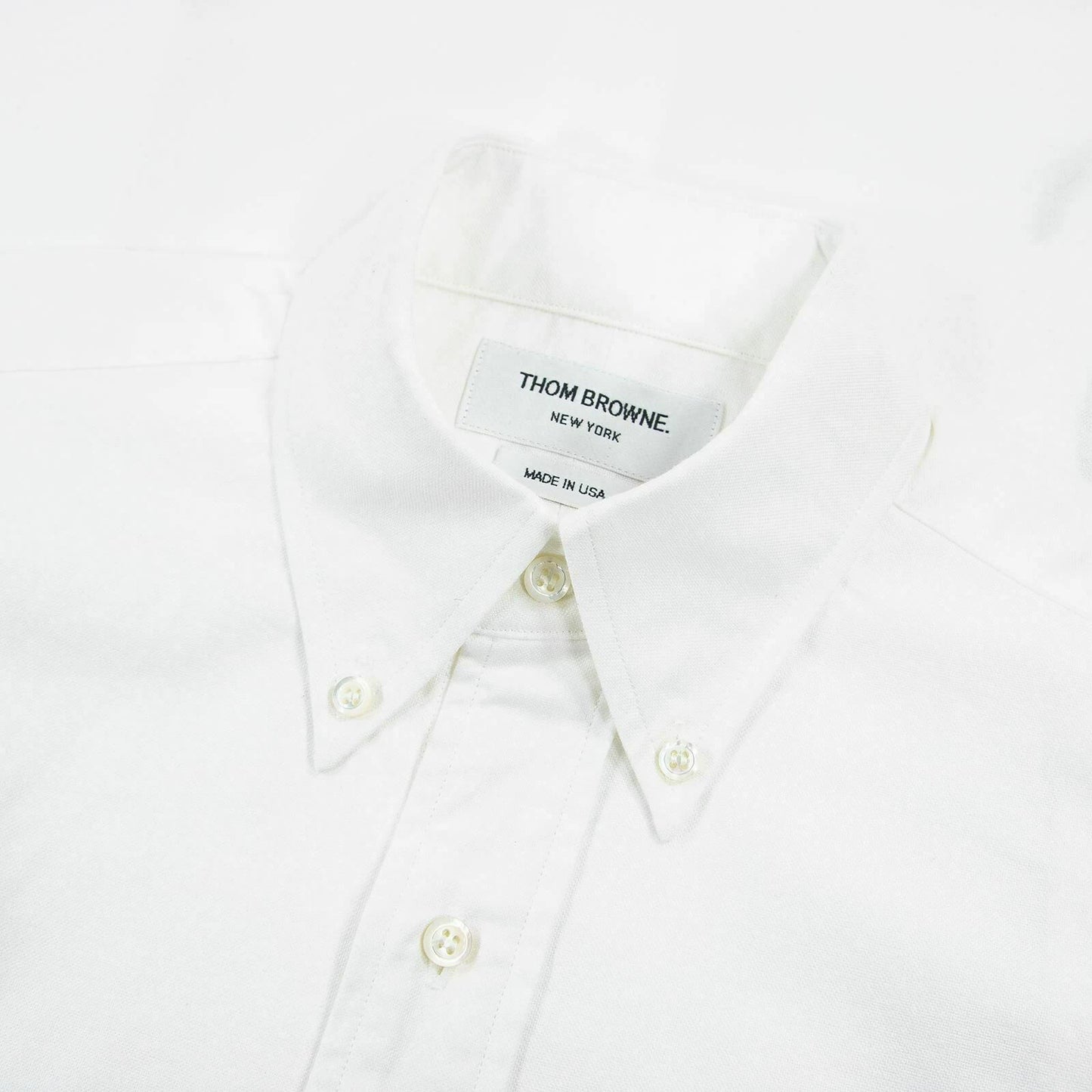 Thom Browne White Embroidered Shirt