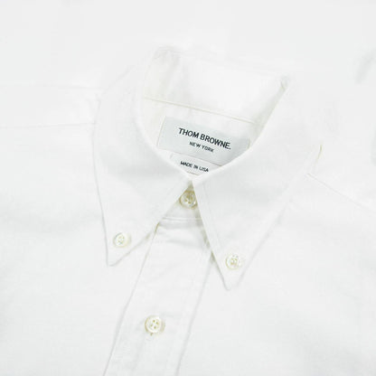 Thom Browne White Embroidered Shirt