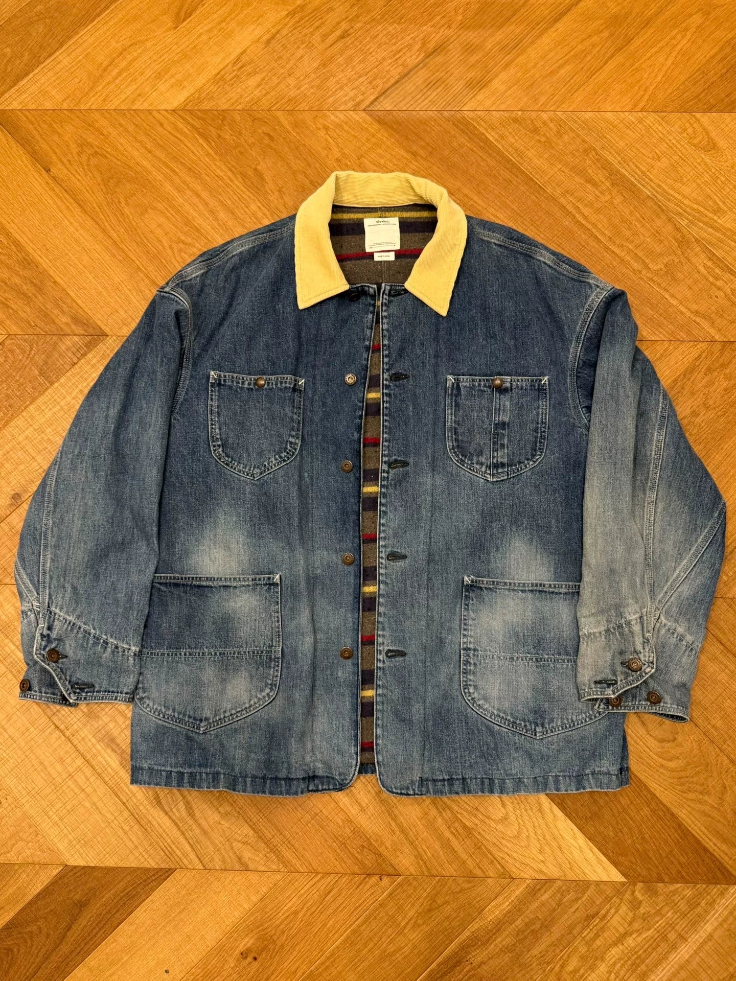 visvim 22AW Jumbo Coverall Denim Jacket